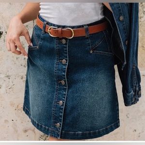 NEW FRYE Jean Skirt. Size 22W